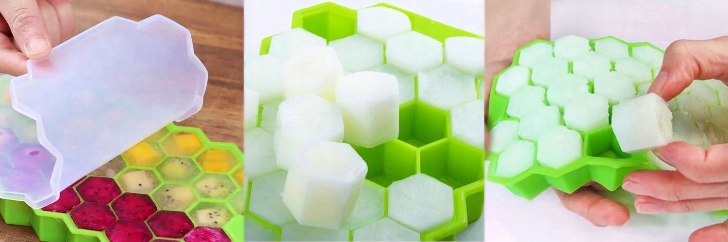Silikoninė ledo kubelių forma